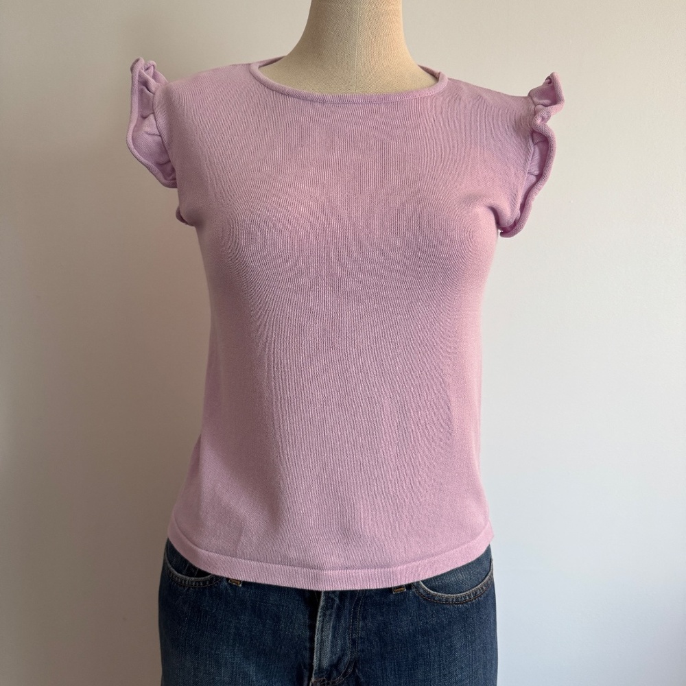 Hekla & Co - Lilac Short Sleeves Knit